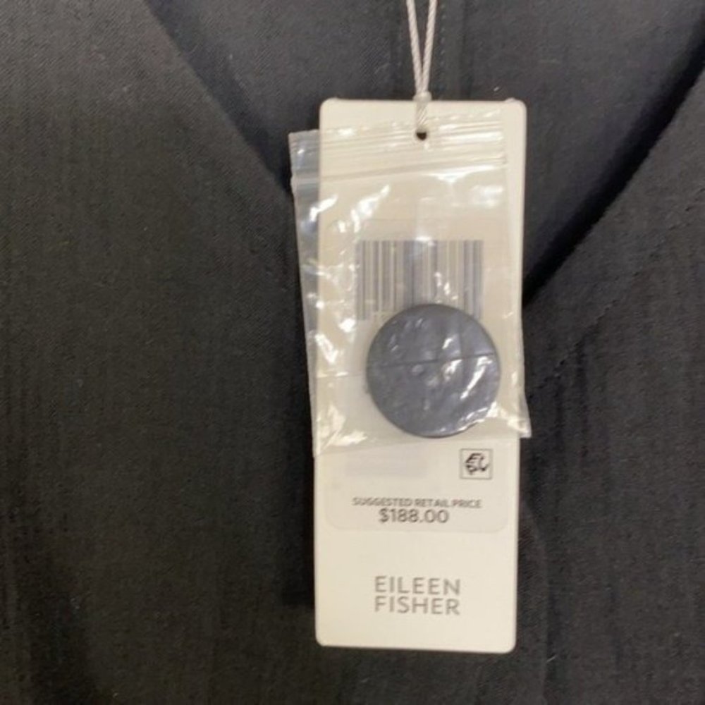 SOLD NWT Eileen Fisher Cropped Organic Cotton Jacket - Picture 4 of 7
